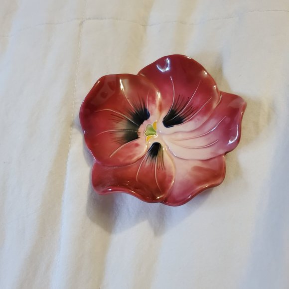 Pimk Flower Trinket Rimg Tray - Picture 3 of 16